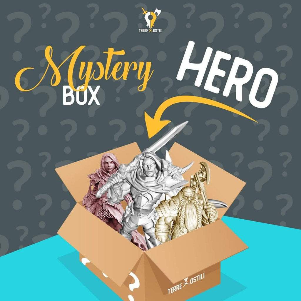 Set Miniature Mystery box: Eroi scatola misteriosa con miniature di EROI casuali per dungeons and dragons dnd