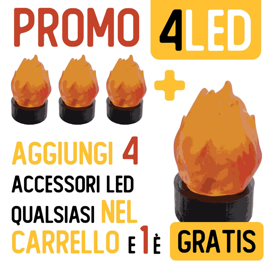 Accessorio Braciere Pozzo LED fuoco effetto fiamma tremolante | Marker fuoco per Dungeons and Dragons per dungeons and dragons dnd