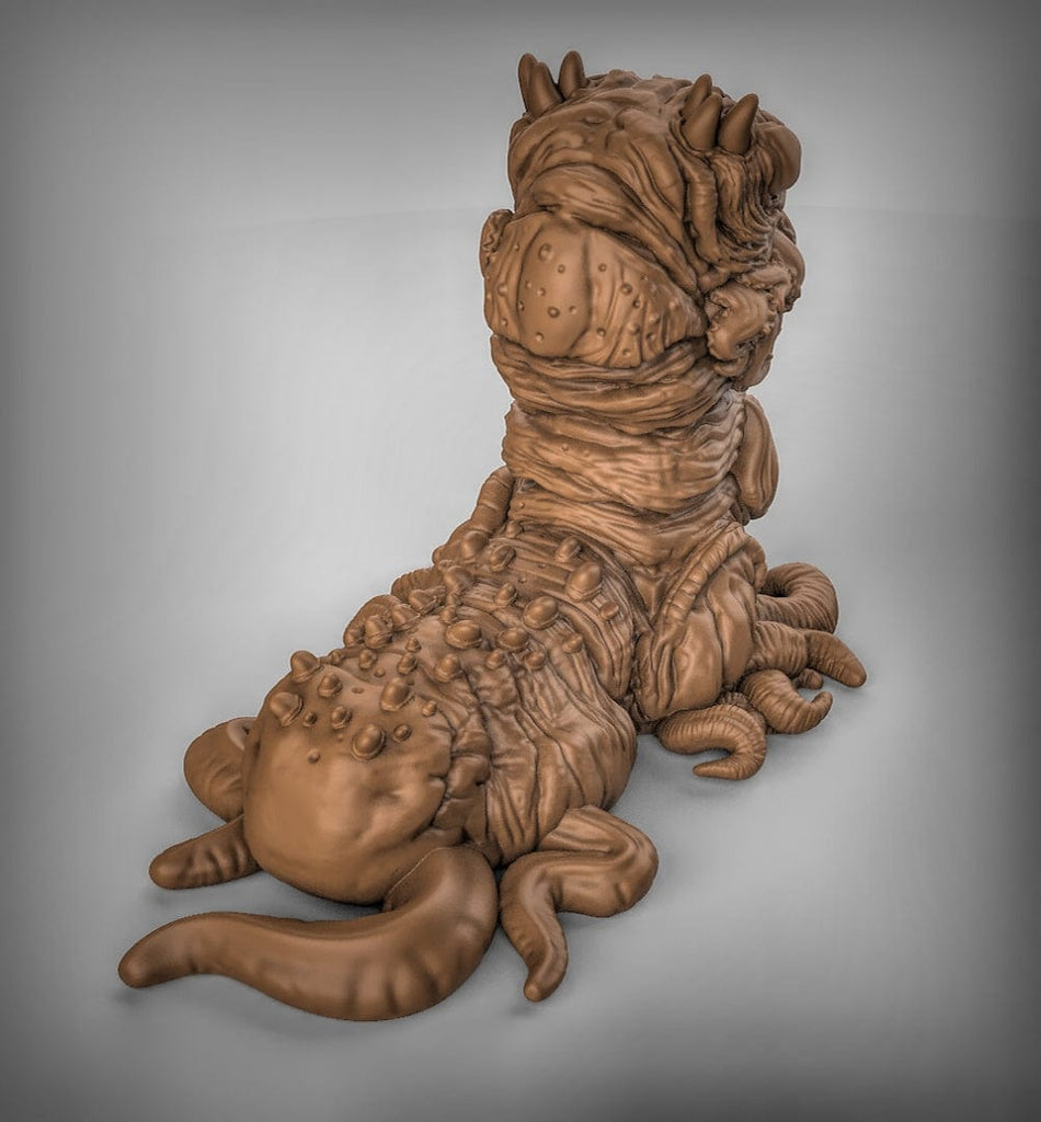 Miniatura Carrion crawler Vermeiena mostro dungeon verme strisciante | miniatura 3D resina | Terre Ostili per dungeons and dragons dnd