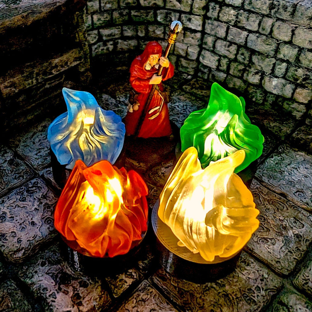 Accessorio Fiamma LED effetto fiamma tremolante | Marker fuoco per Dungeons and Dragons per dungeons and dragons dnd