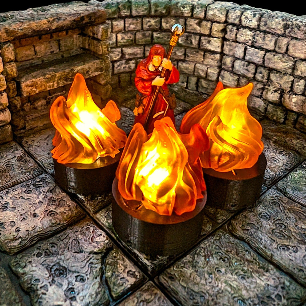 Accessorio Fiamma LED effetto fiamma tremolante | Marker fuoco per Dungeons and Dragons per dungeons and dragons dnd