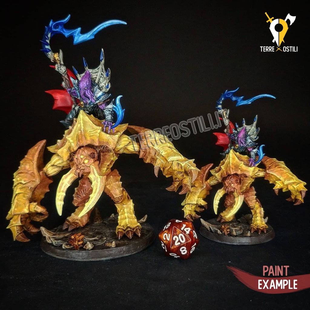 Miniatura Krommir Umano Barbaro capo clan guerriero elmo eroe campione spadone Dragonpeak | miniatura 3D resina | Terre Ostili per dungeons and dragons dnd