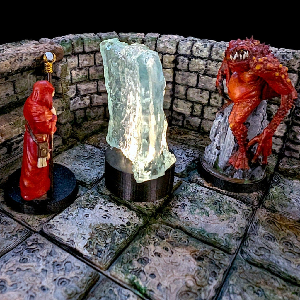 Accessorio Muro di ghiaccio LED freddo effetto respiro lucciola | Marker ghiaccio per Dungeons and Dragons per dungeons and dragons dnd