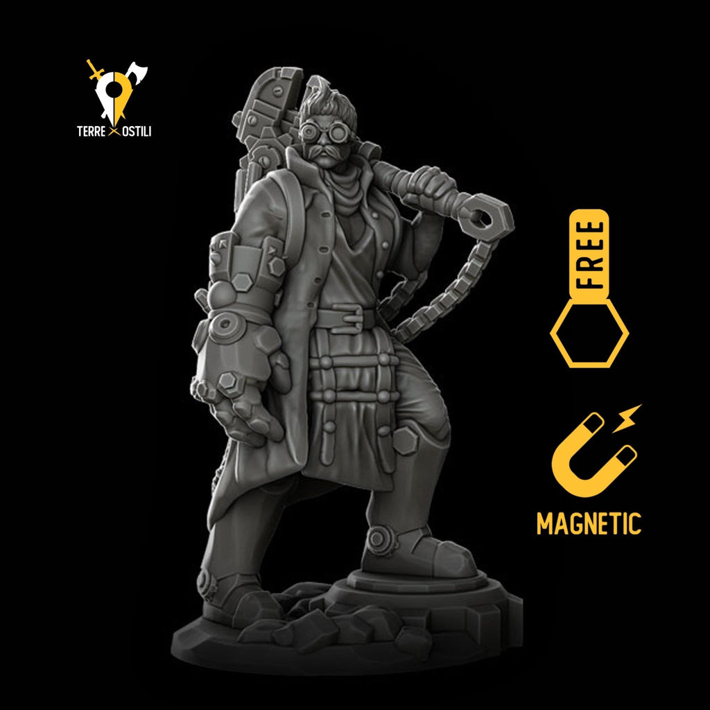 Miniatura Artefice ingegnere miniatura per dungeons and dragons dnd