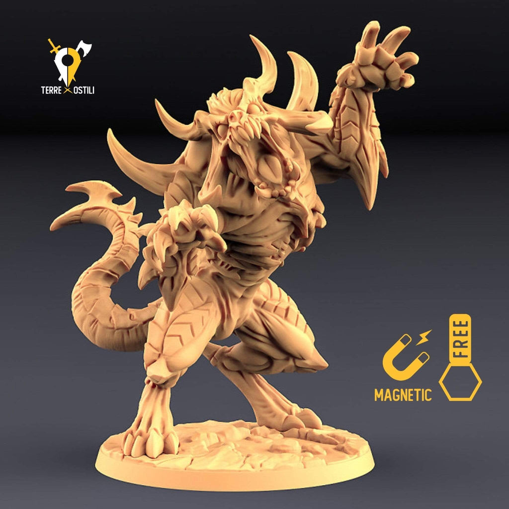 Miniatura Bestia demoniaca abisso immondo miniatura 3D per dungeons and dragons dnd