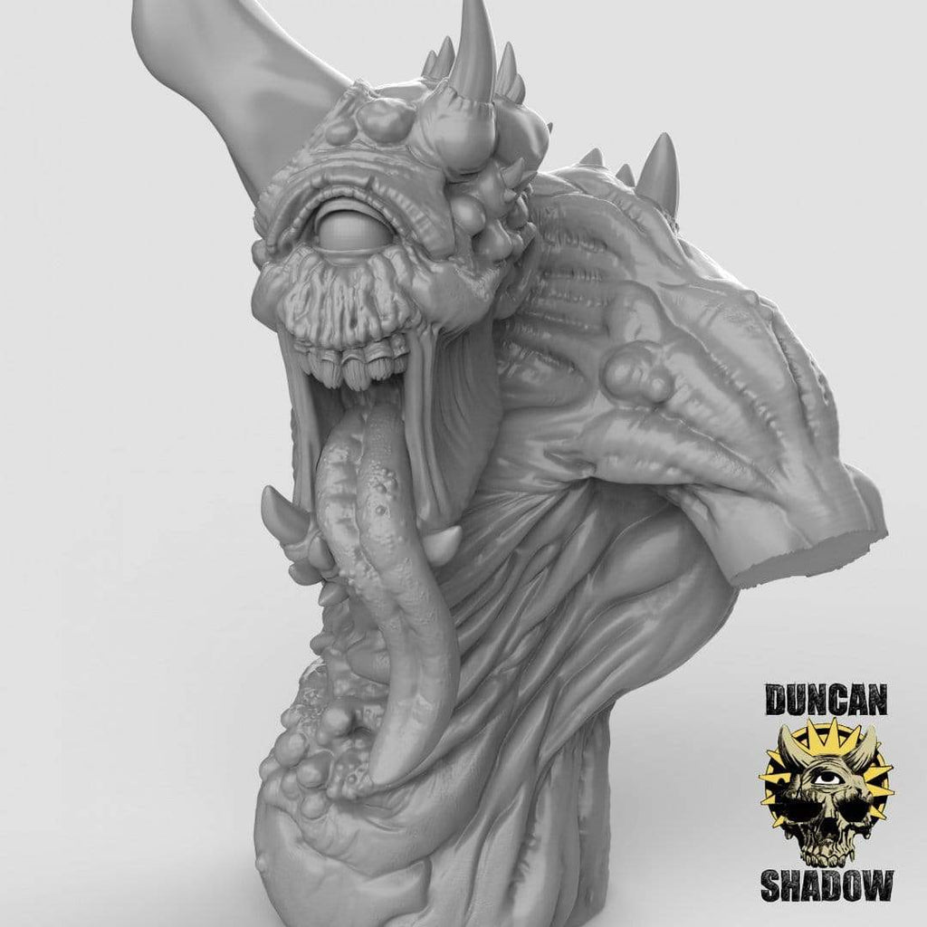 Busto Bestia demoniaca corrotta demone immondo busto resina alta qualità miniatura per dungeons and dragons dnd
