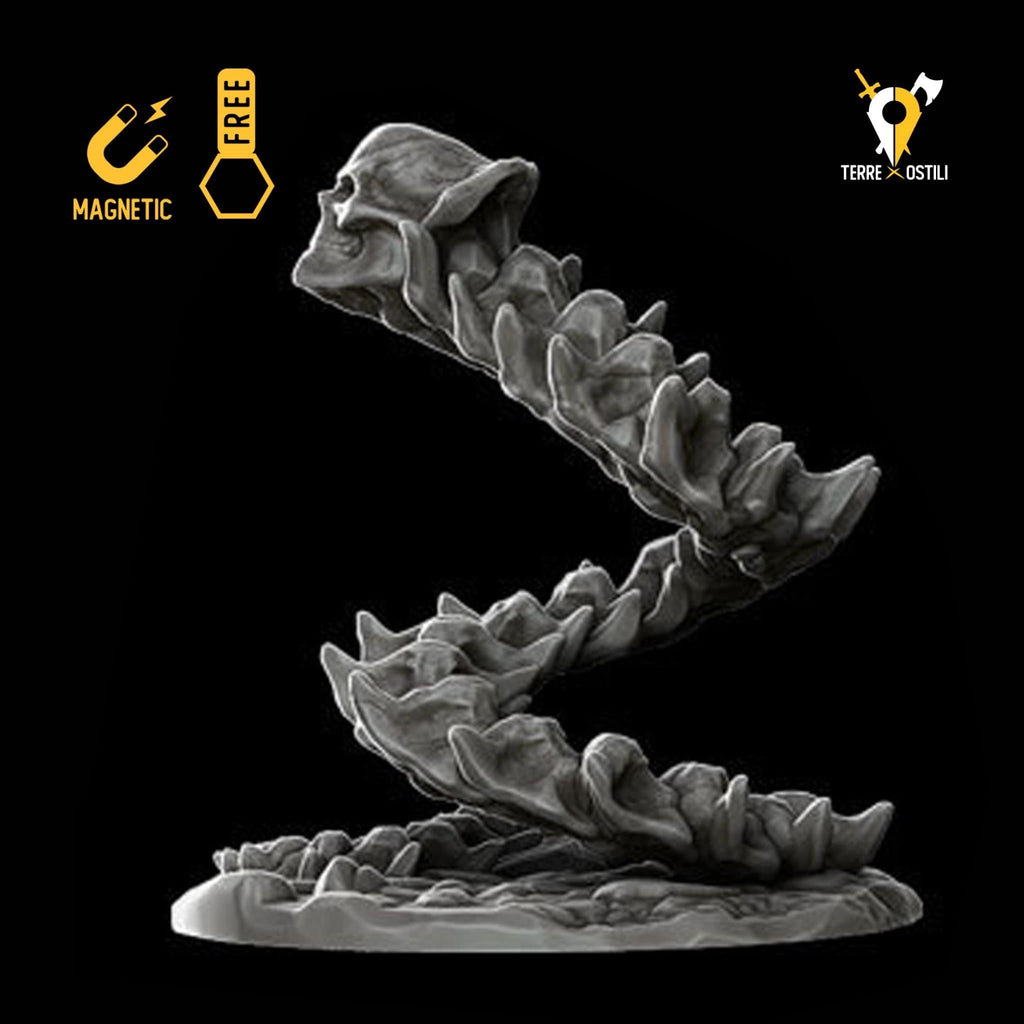 Miniatura Bone Naga miniatura per dungeons and dragons dnd