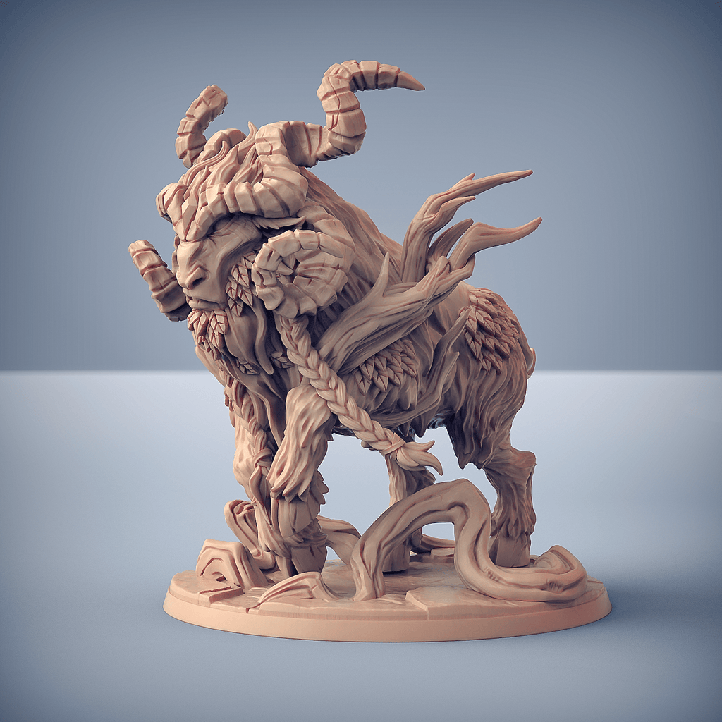 Miniatura Caprone capra gigante dio della foresta miniatura 3D resina per dungeons and dragons dnd