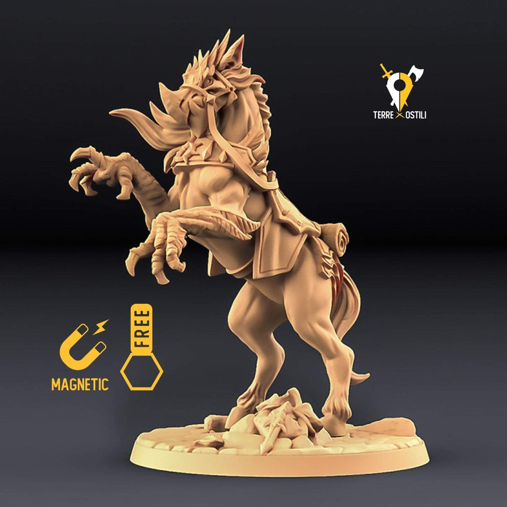 Miniatura Cavallo grifone bestia miniatura 3D per dungeons and dragons dnd