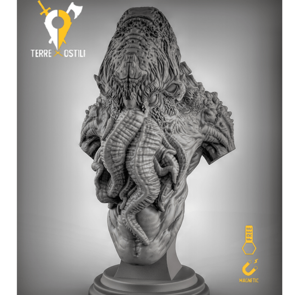 Busto Cthulhu grande antico lovecraft busto resina alta qualità miniatura per dungeons and dragons dnd