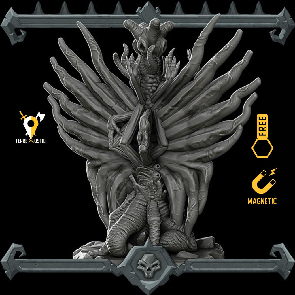 Miniatura Dio del dolore mostruosità demone miniatura 3d resina per dungeons and dragons dnd