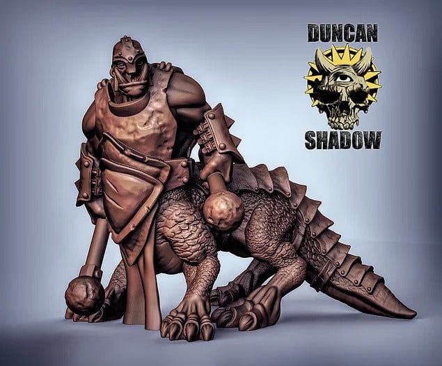 Miniatura Dragon Ogre con mazza drago Shaggoth centauro gigante miniatura 3D resina per dungeons and dragons dnd