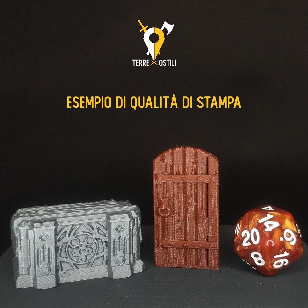 Scenico Fomazioni rocciose cristallo roccia miniera set 7 pezzi edificio fantasy scenico per dungeons and dragons dnd