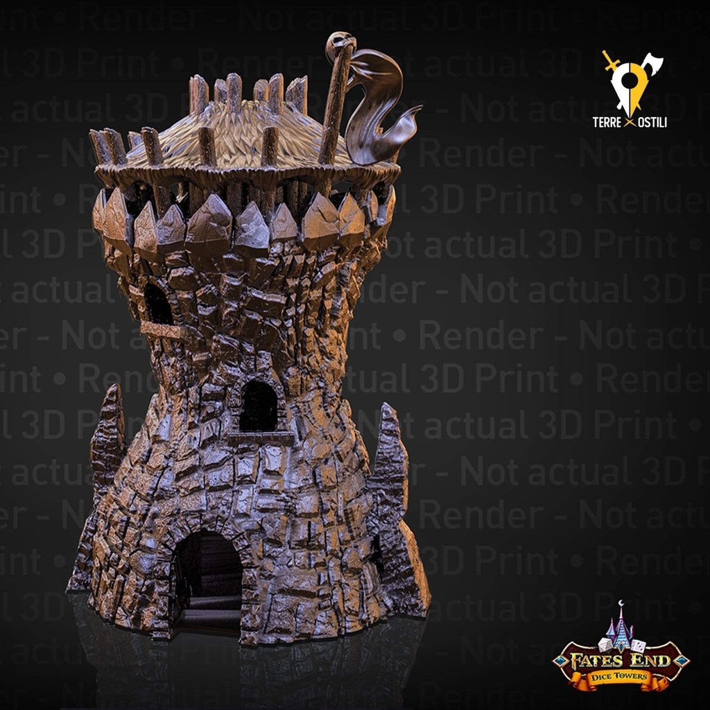 Scenico Goblin caserma Torre lancia dadi dicetower per dungeons and dragons dnd
