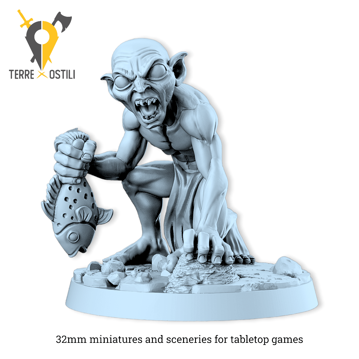 Buste Halfing/Hobbit Zombie Rising - Miniature TT P35 - Occasion - Voir Photo