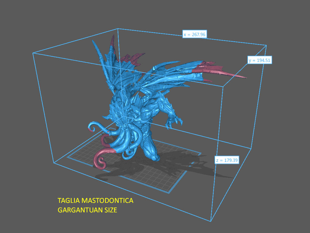 Miniatura Grande antico Cuth dio cthulhu richiamo distruzione miniatura 3D resina per dungeons and dragons dnd