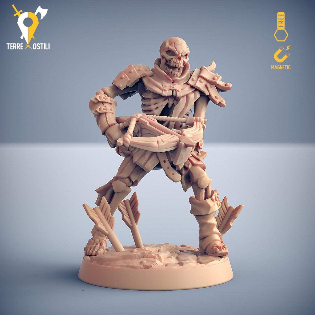 Miniatura Guerriero scheletrico scheletro balestra miniatura per dungeons and dragons dnd
