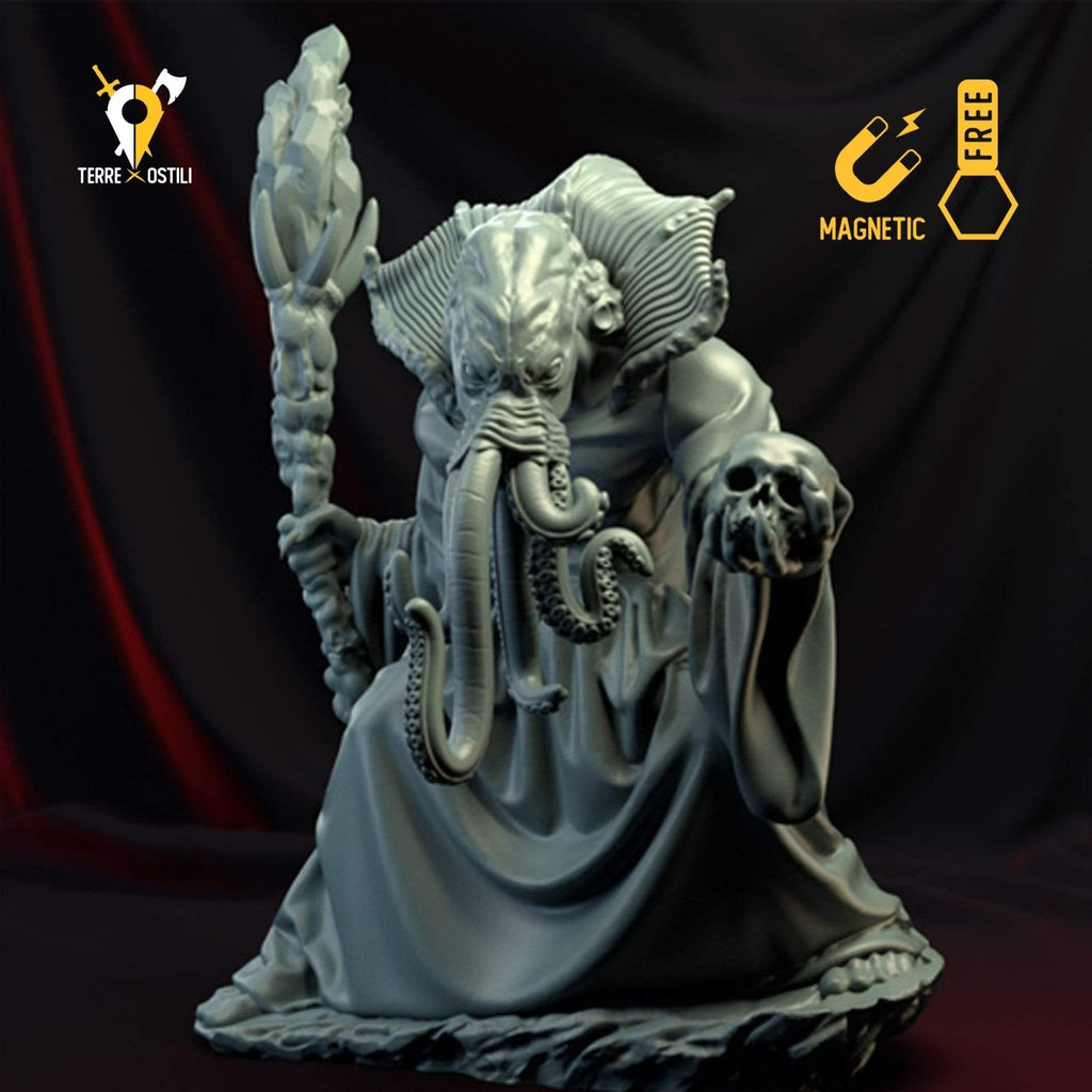 Miniatura Illithid mago stregone miniatura per dungeons and dragons dnd