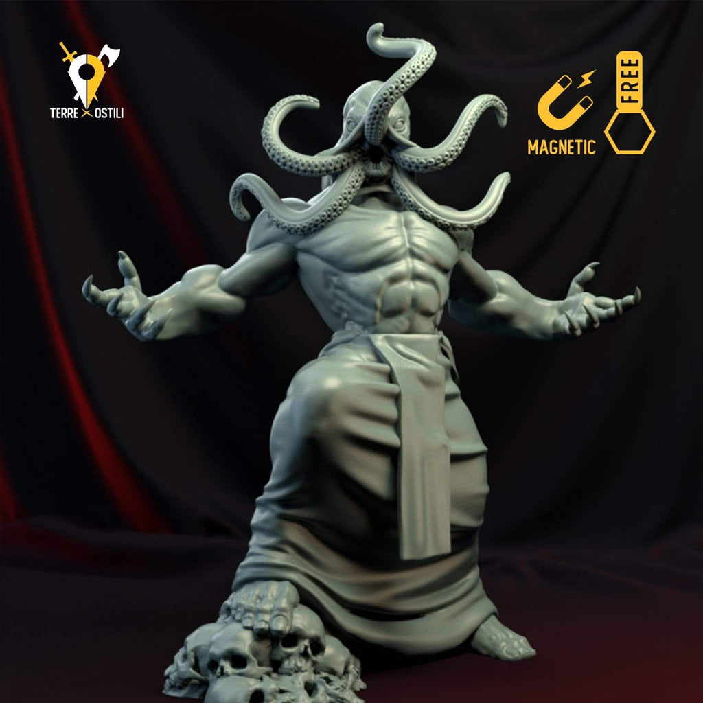 Miniatura Illithid re guerriero miniatura per dungeons and dragons dnd