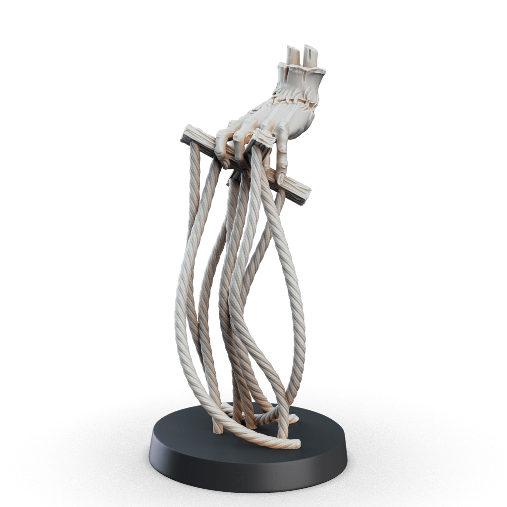 Miniatura Mano strisciante fantasma demoniaca burattinaio circo horror miniatura 3D resina per dungeons and dragons dnd