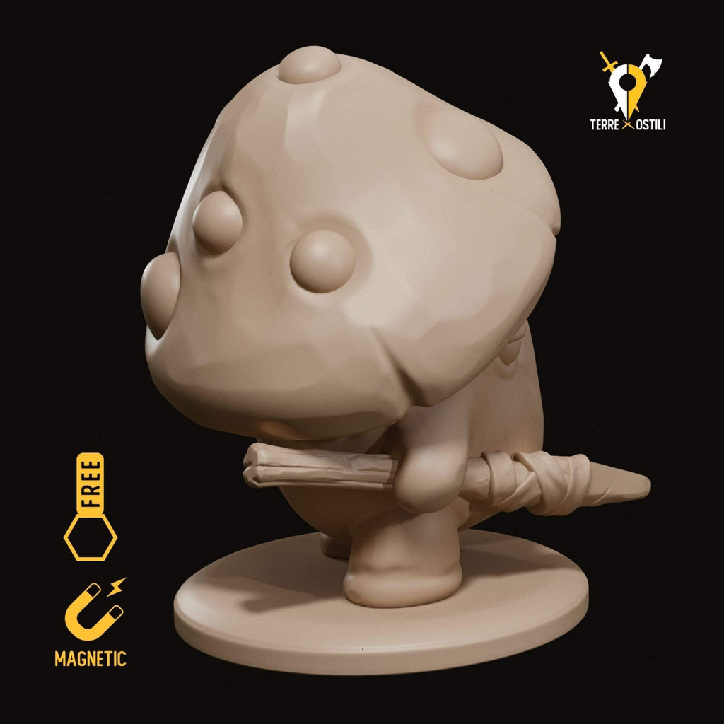 Miniatura Miconide guerriero miniatura Shroomie per dungeons and dragons dnd