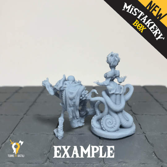 Mistakery Mystakery box mystery box GRANDE scatola con miniature outlet per dungeons and dragons dnd