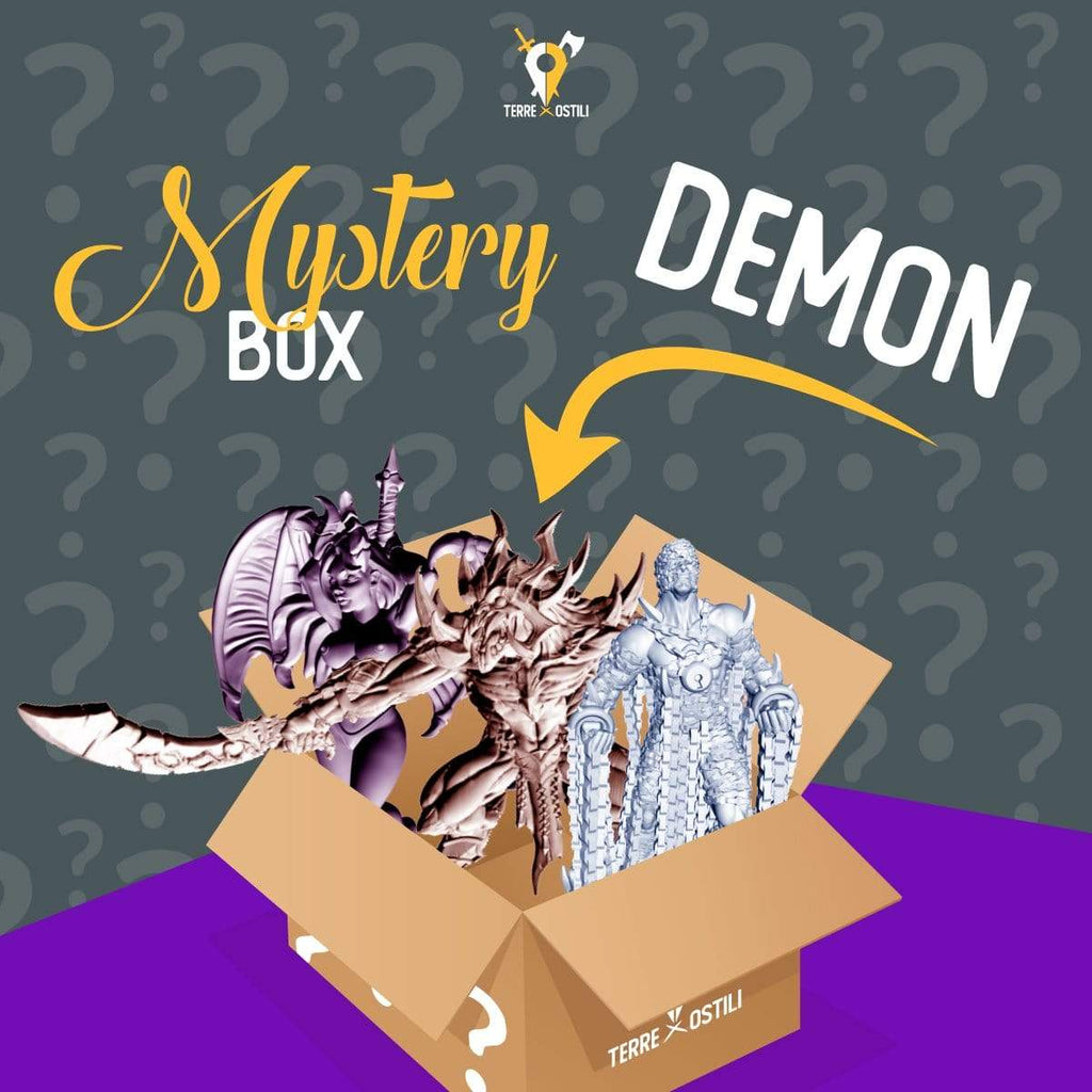 Set Miniature Mystery box: DEMONI | Scatola misteriosa con miniature di DEMONI casuali per dungeons and dragons dnd