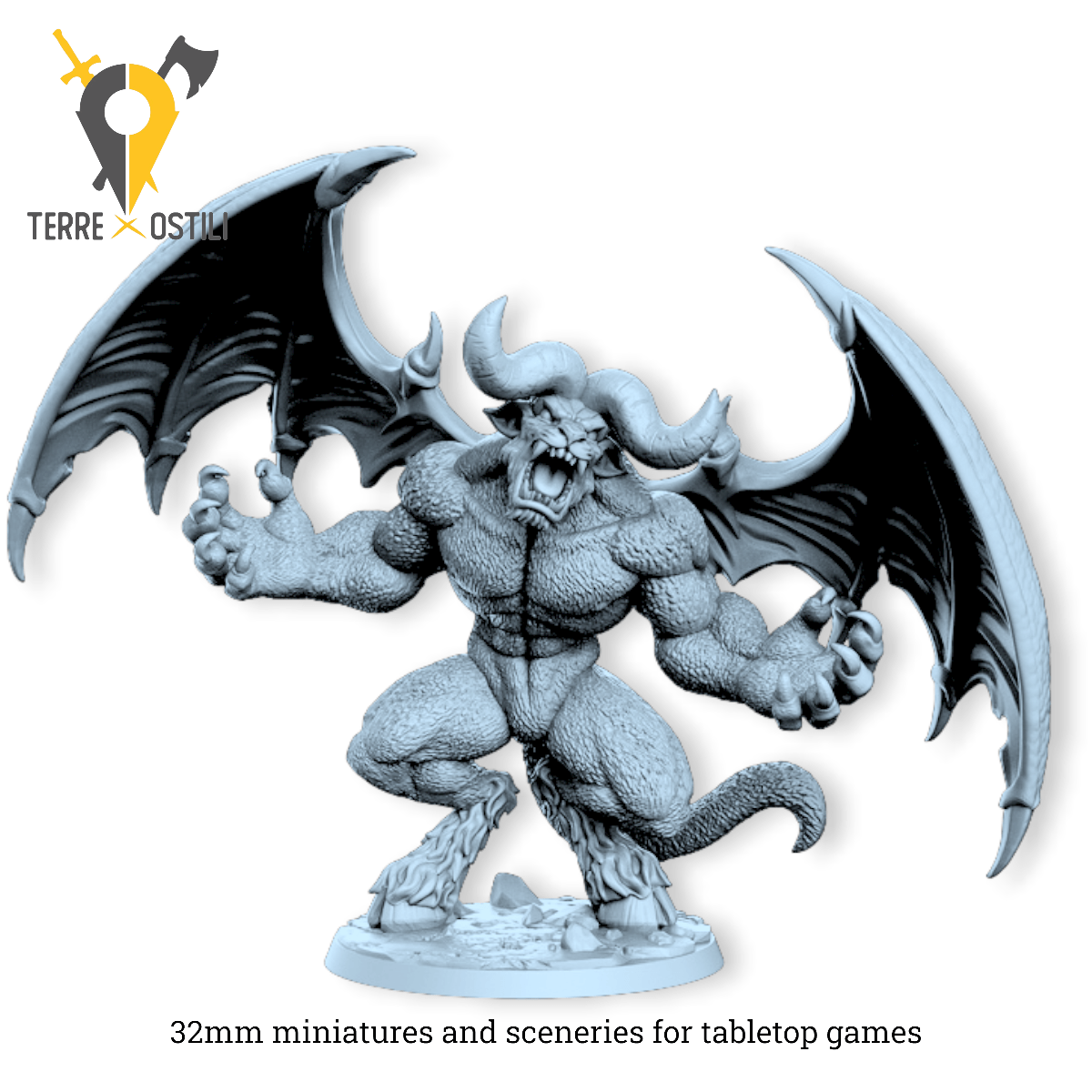 Dreadclaw Wendigo - Miniatura Abominio Mostruosità Per D&D E Giochi Di Ruolo - DM Stash