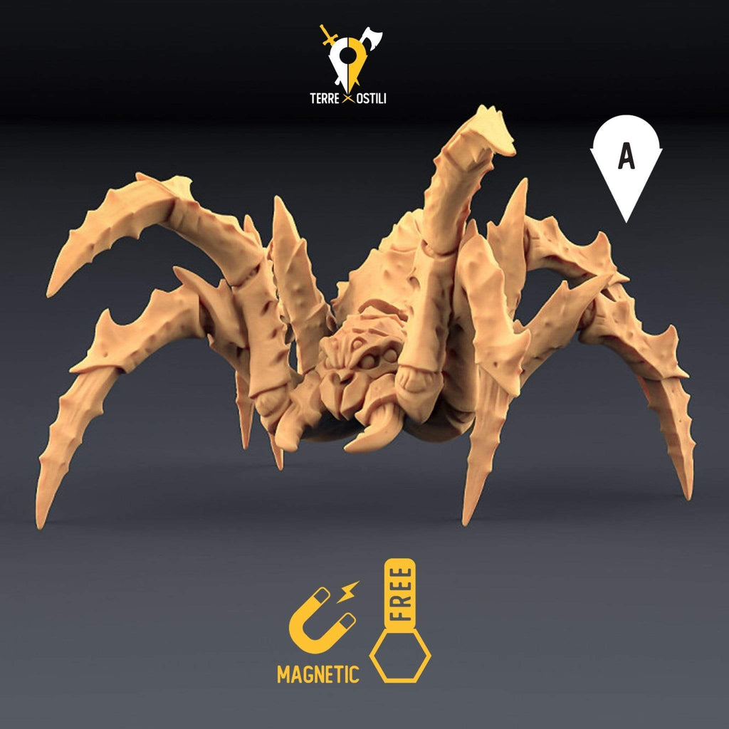 Miniatura Ragno gigante crudele bestia miniatura 3D per dungeons and dragons dnd