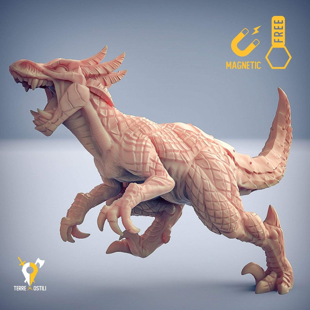 Miniatura Raptor dinosauro animale miniatura per dungeons and dragons dnd