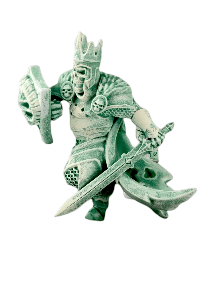 Miniatura Re dei morti lich scheletro non morto cavaliere antipaladino lotr anelli miniatura 3D resina per dungeons and dragons dnd