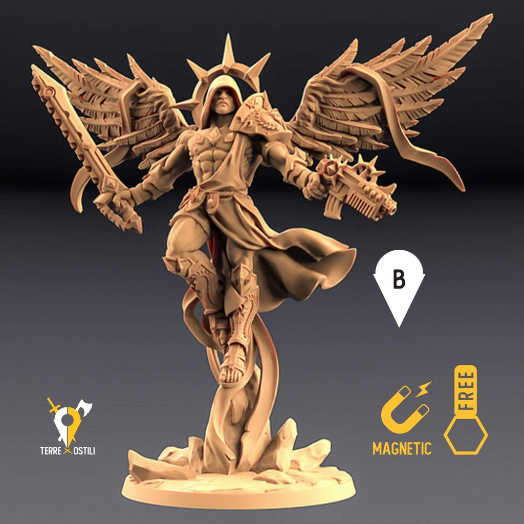 Miniatura Solar angelo divino celestiale miniatura 3D per dungeons and dragons dnd