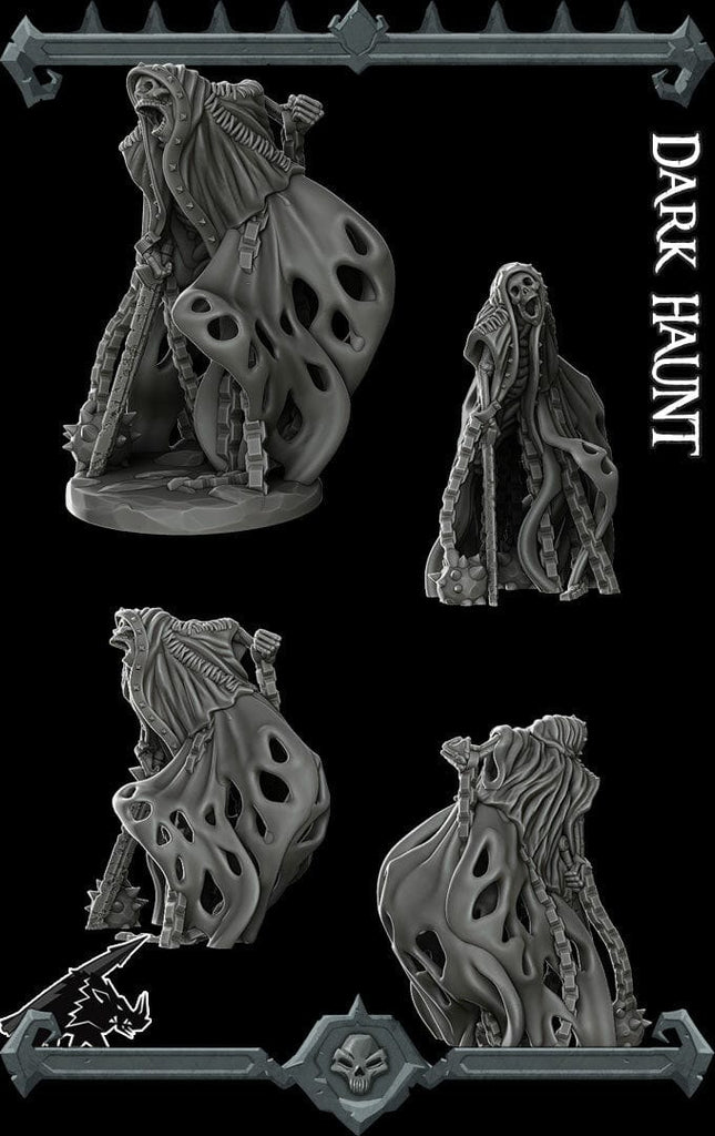 Miniatura Spettro urlante cacciatore oscuro infestazione demone miniatura 3d resina per dungeons and dragons dnd