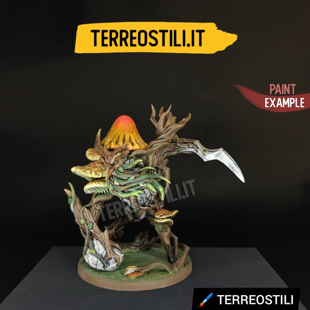 Miniatura Troll cornuto vulcanico montagna miniatura 3d resina per dungeons and dragons dnd
