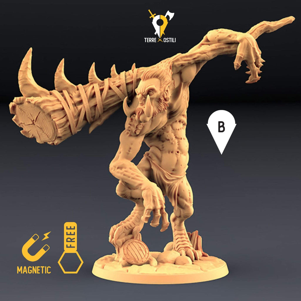 Miniatura Troll foreste campione gigante miniatura 3D per dungeons and dragons dnd