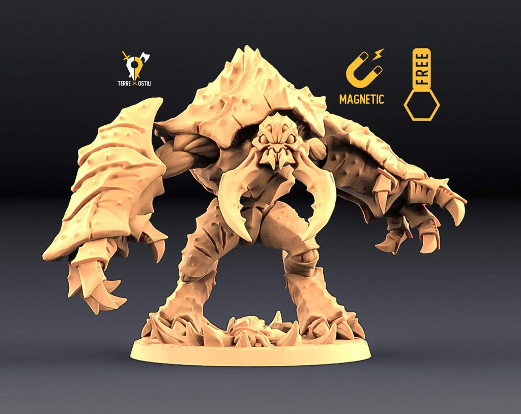 Miniatura Umber hulk colosso mostruoso mostruosità miniatura 3D per dungeons and dragons dnd
