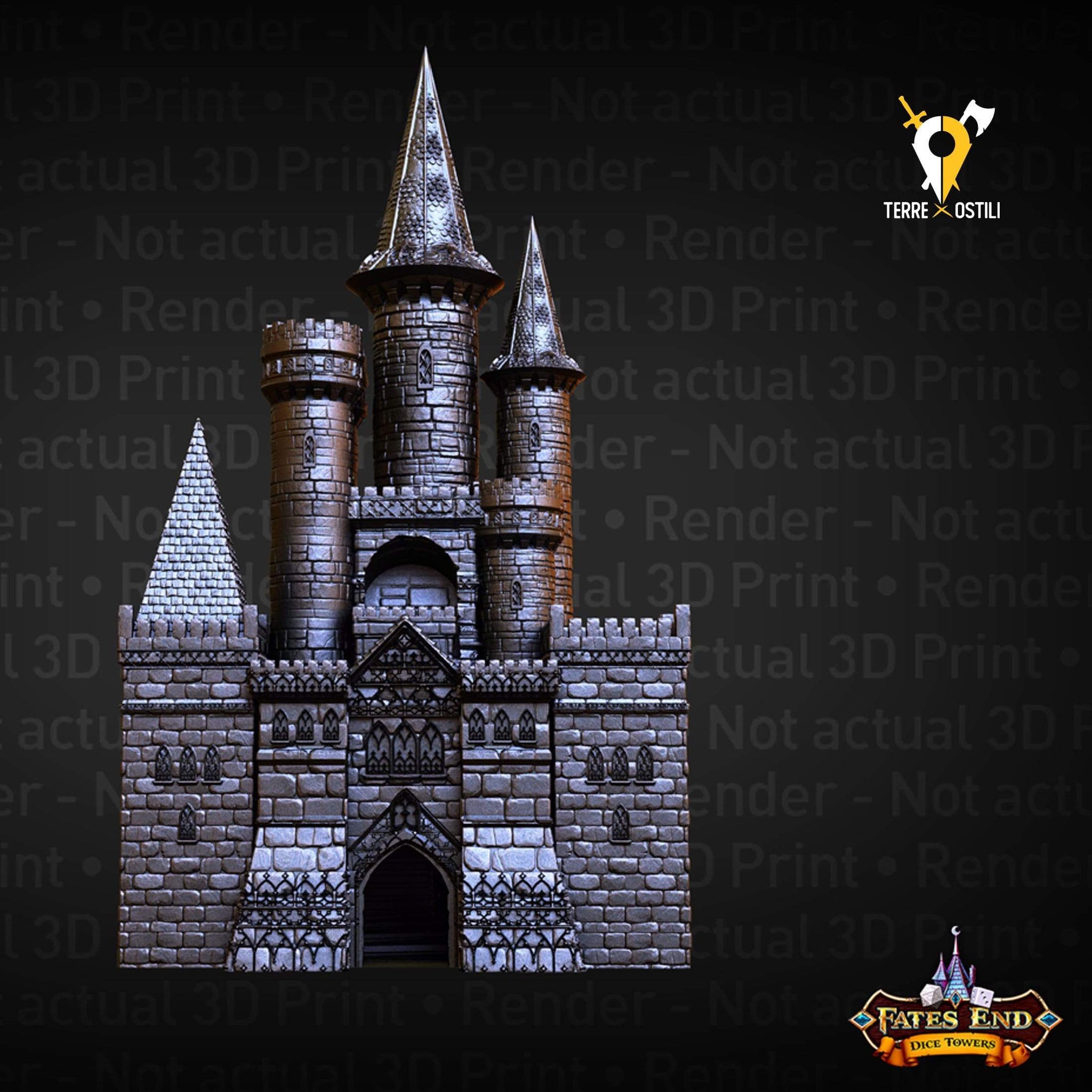 Torre Lanciadadi E-Raptor A Forma Di Castello, ERA93629, Per Giochi Da Tavolo, Importato Dalla Germania - 2