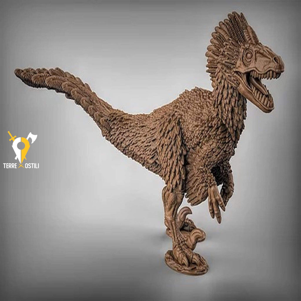 Miniatura Velociraptor dinosauro miniatura per dungeons and dragons dnd